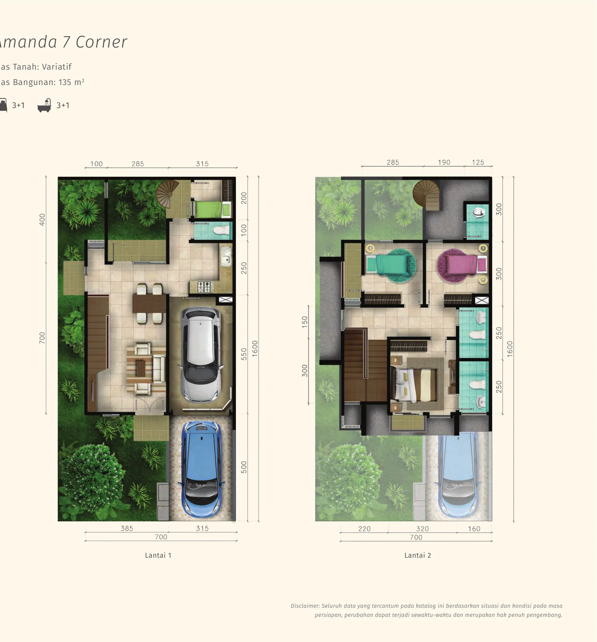Amanda 7 Corner — Floorplan