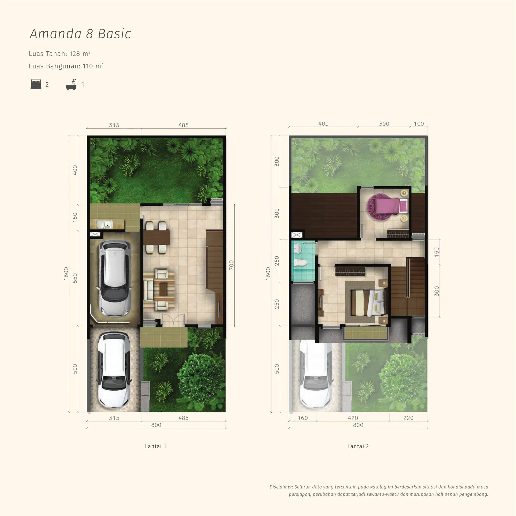 Amanda 8 Basic — Floorplan