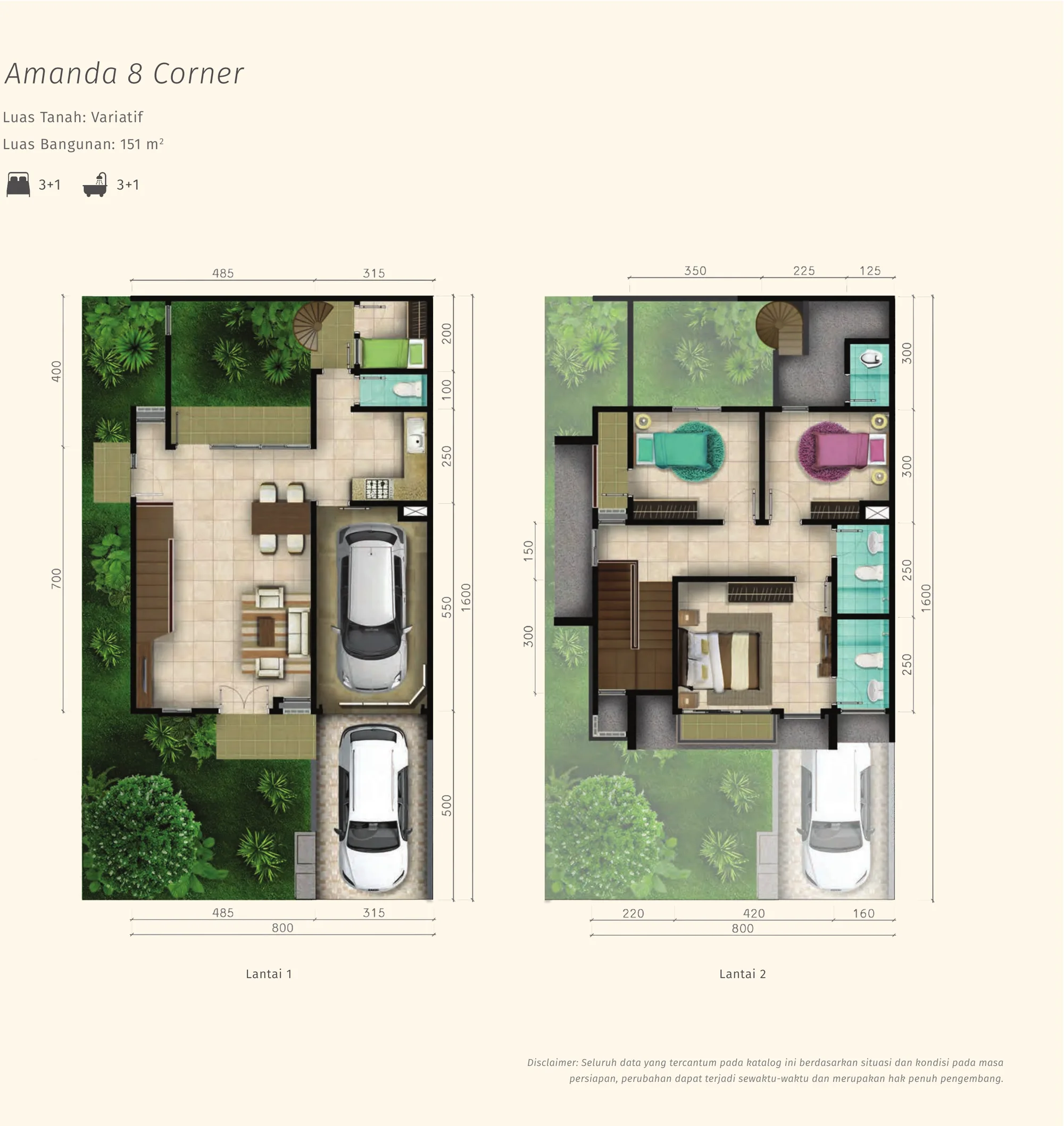 Amanda 8 Corner — Floorplan