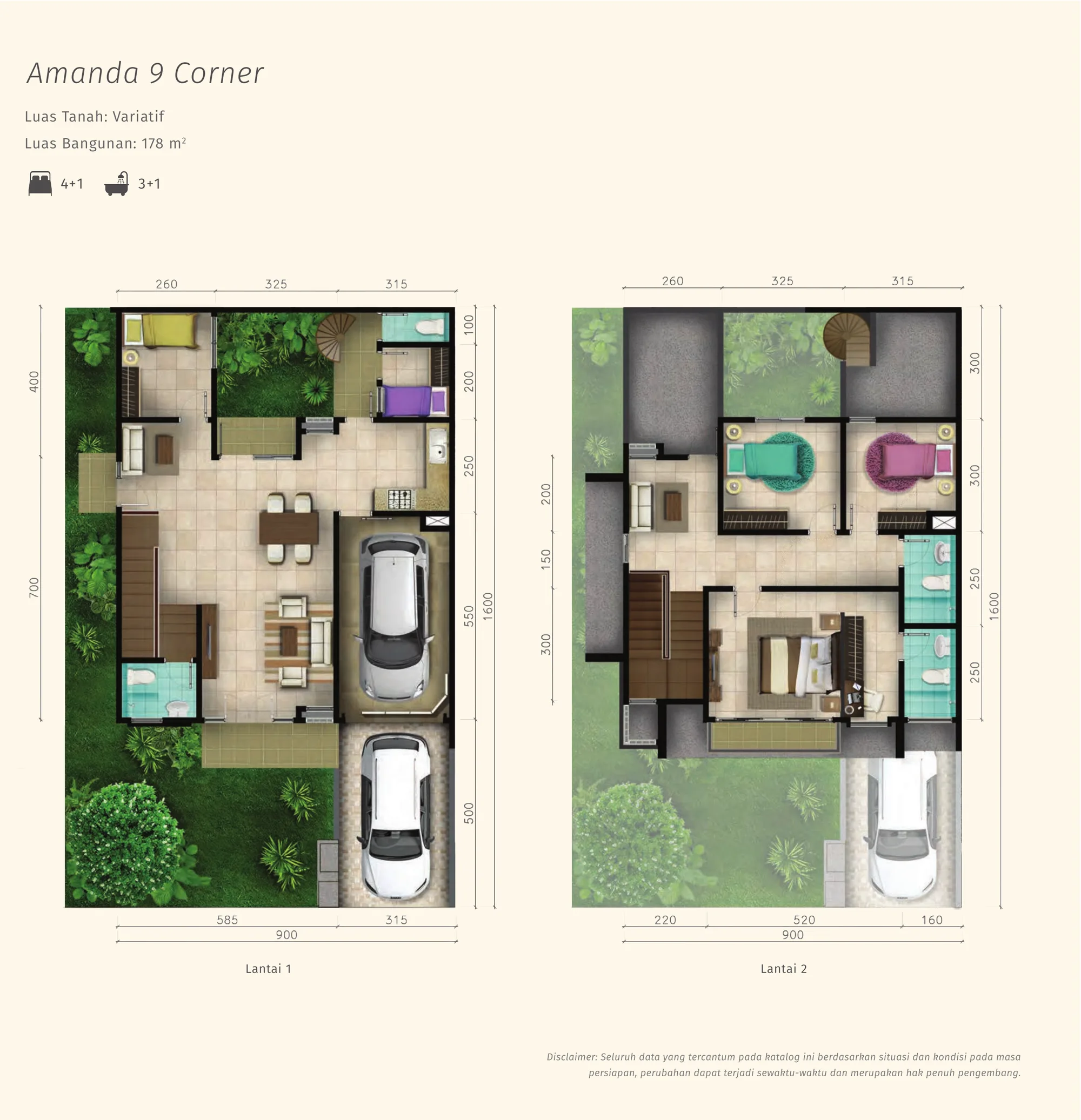 Amanda 9 Corner — Floorplan