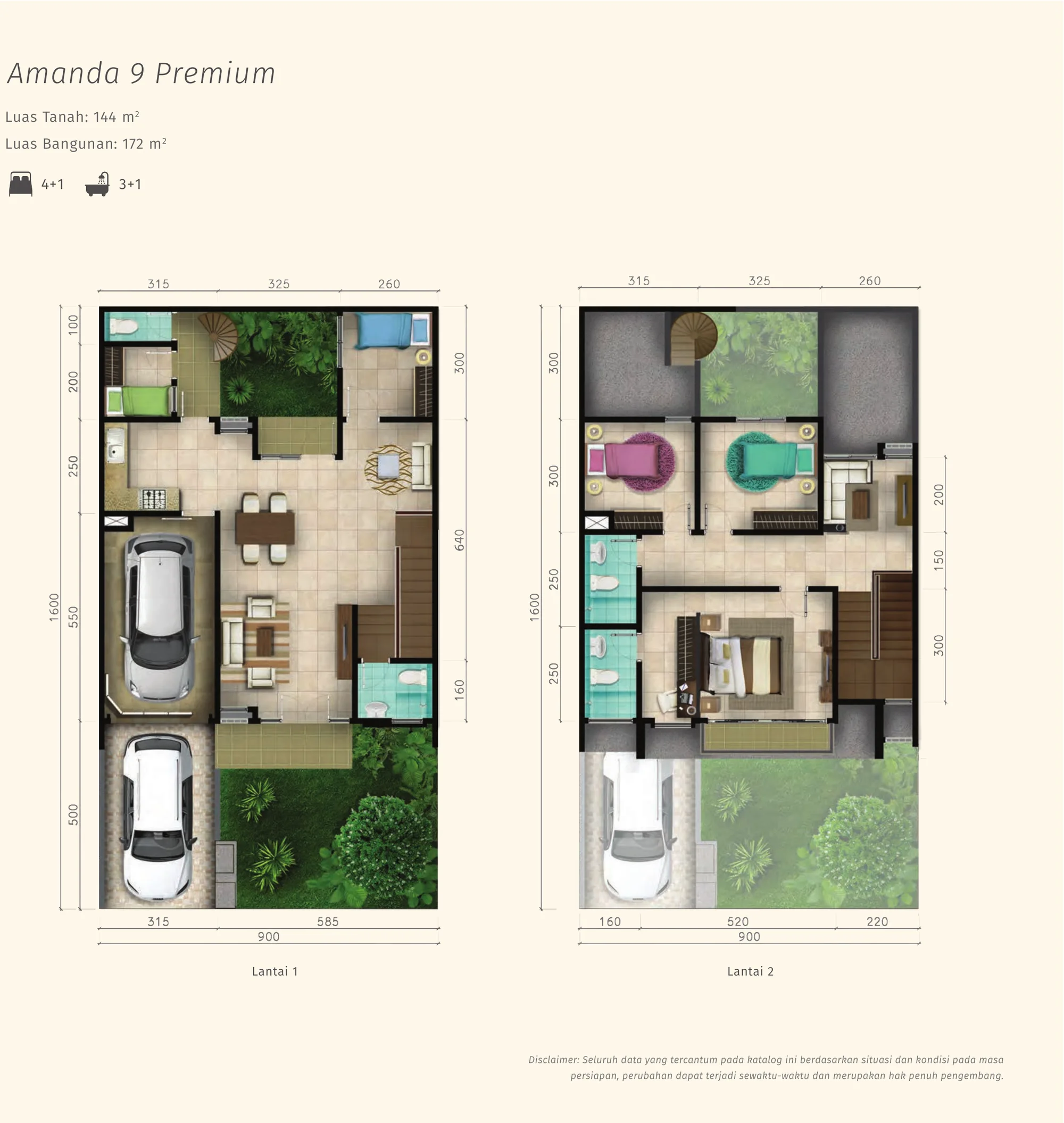 Amanda 9 Premium — Floorplan