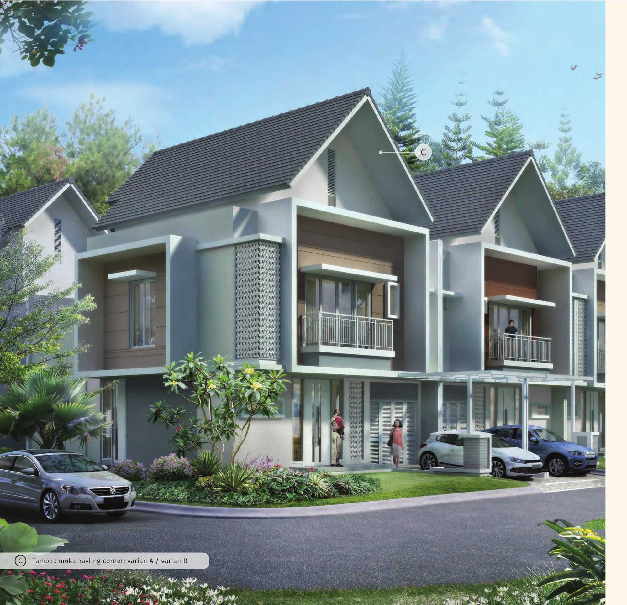 Amanda 9 Premium — tipe terluas, 4+1 kamar tidur
