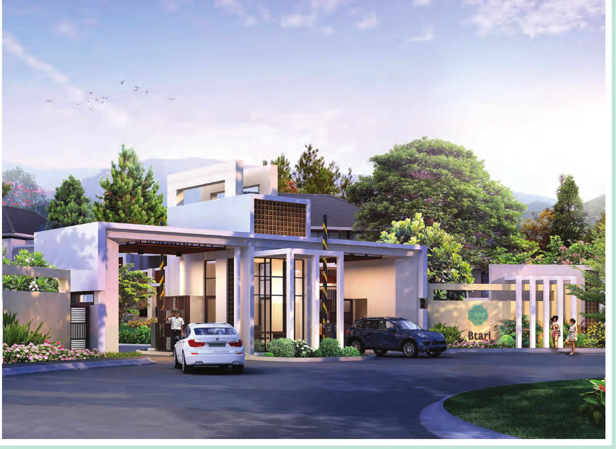 Btari — unit eksterior modern tropis