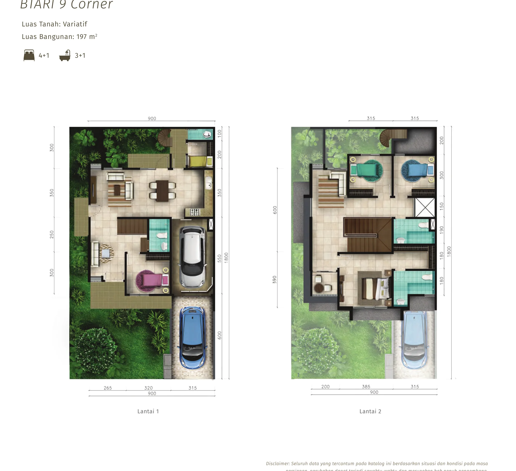 Btari 9 Corner — Floorplan