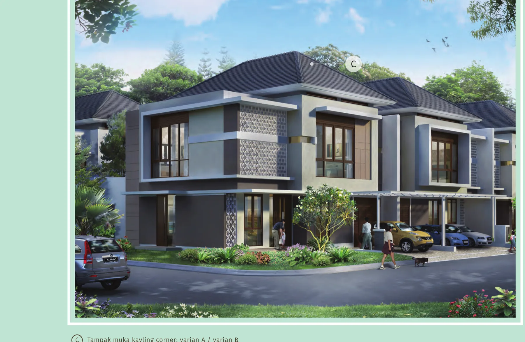 Btari 12 Corner — fasad flagship