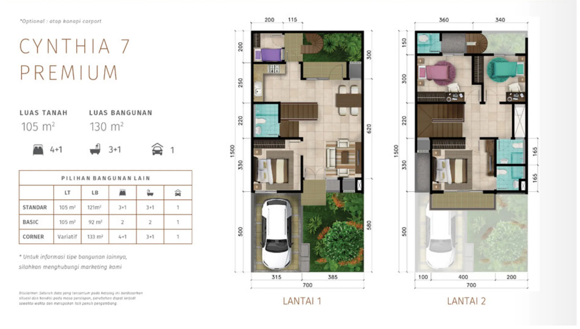 Cynthia 7 Premium — Floorplan