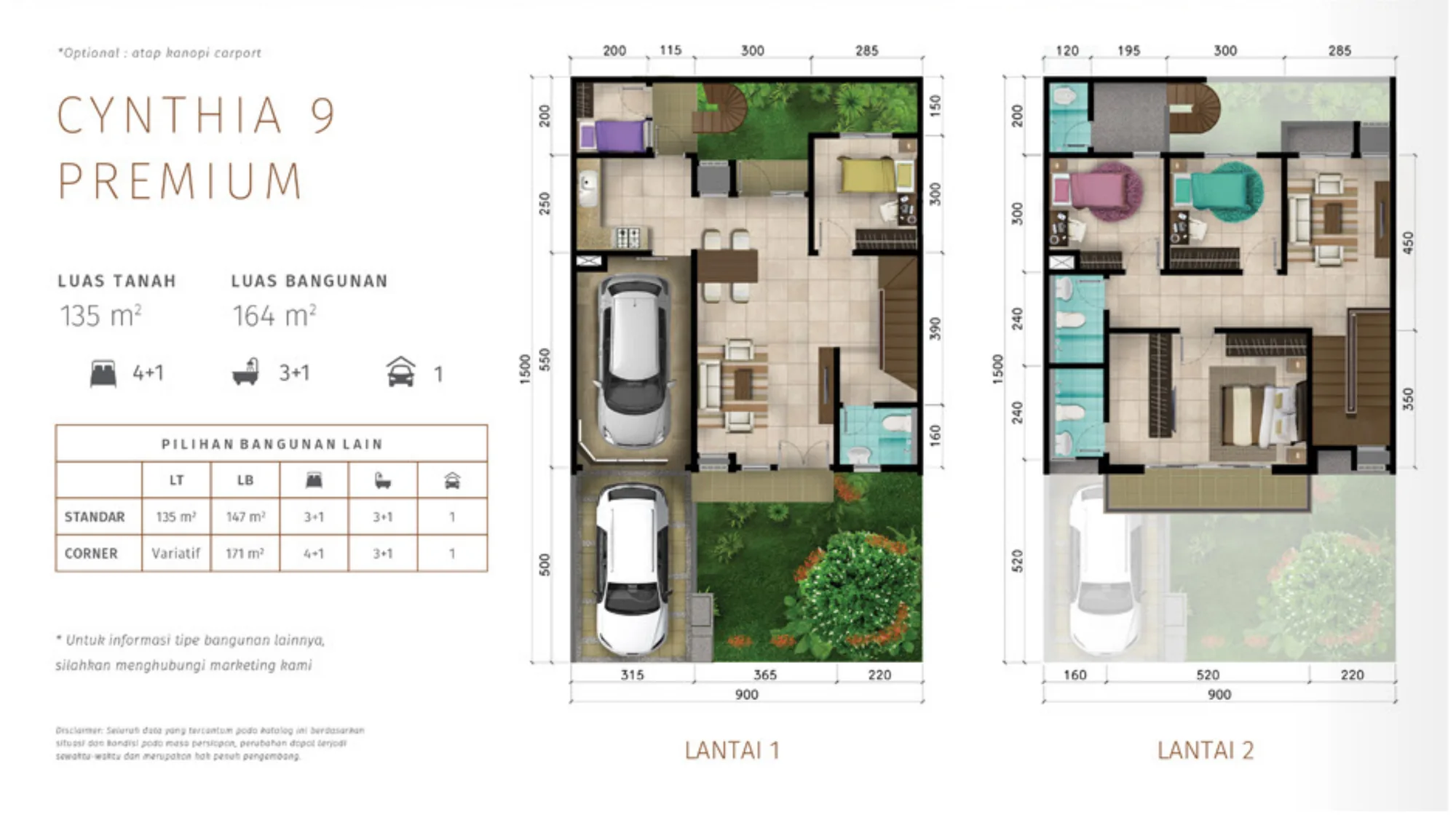 Cynthia 9 Premium — Floorplan