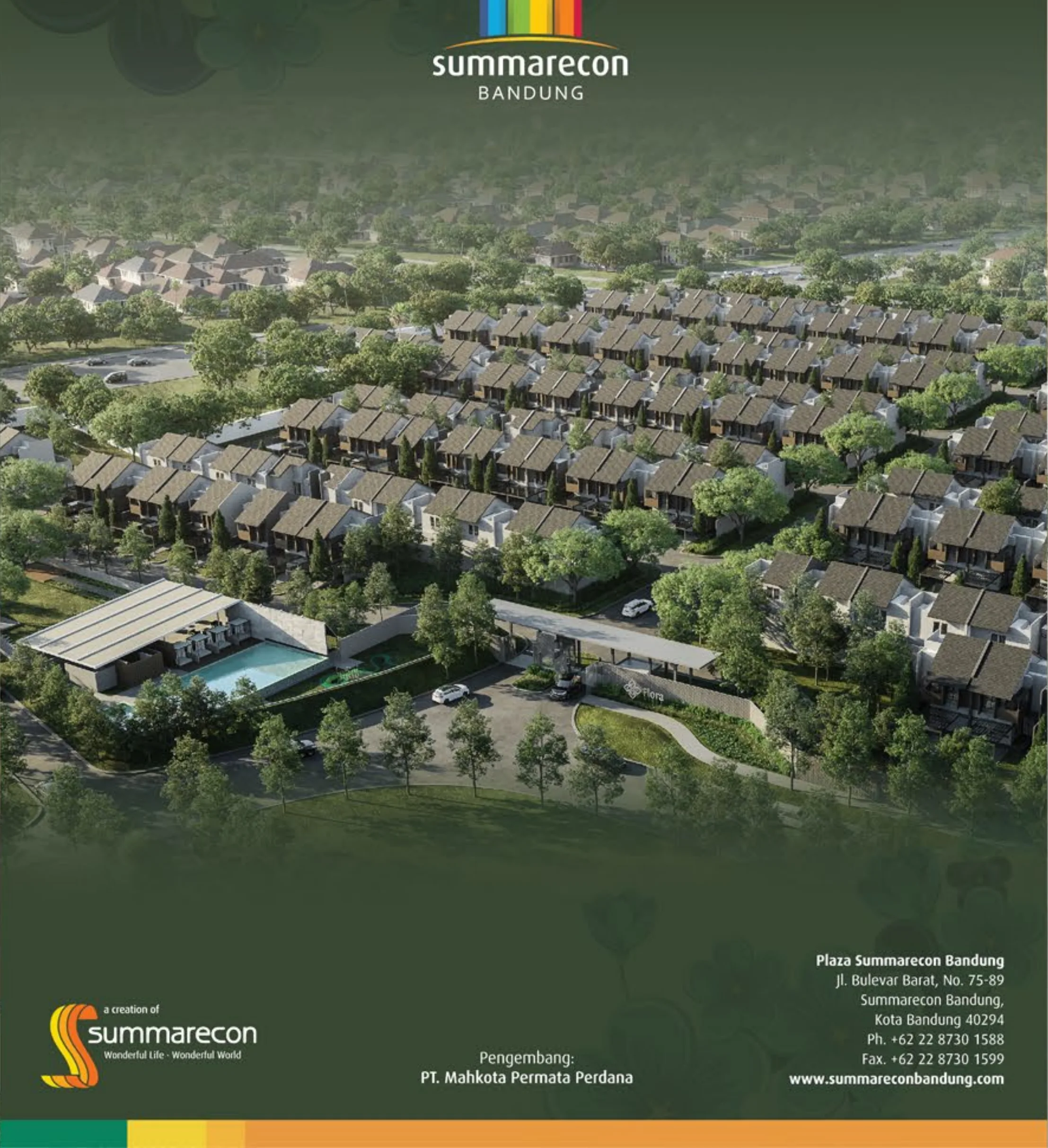 Kawasan Cluster Flora — aerial view