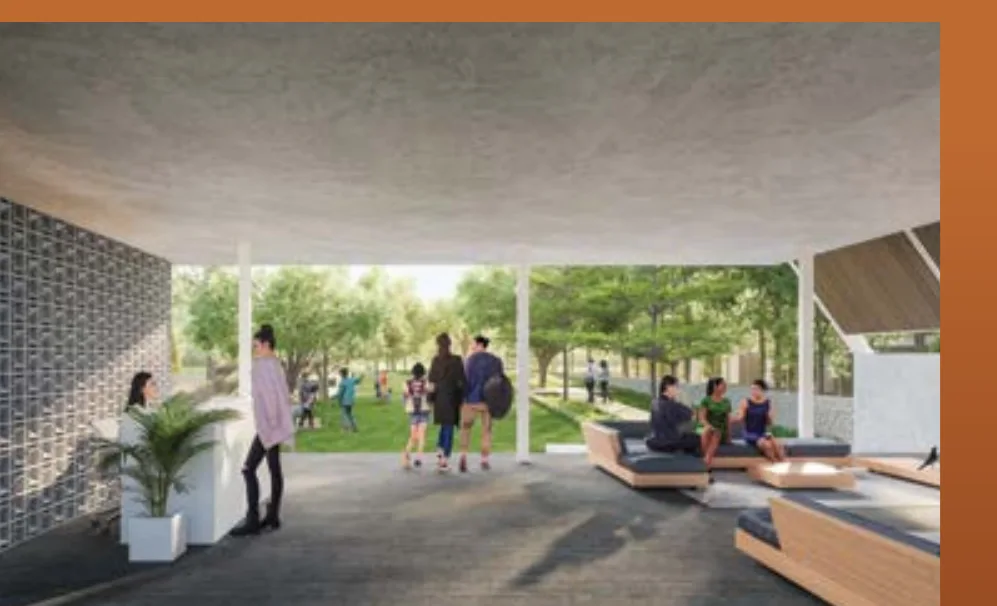 Pergola & area santai Clubhouse Flora