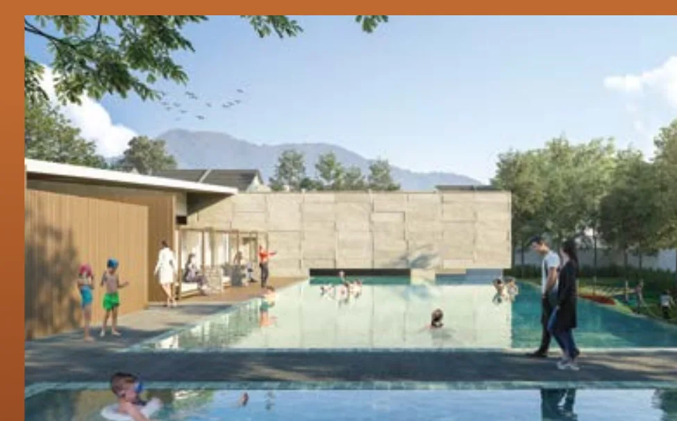 Kolam renang Clubhouse Flora