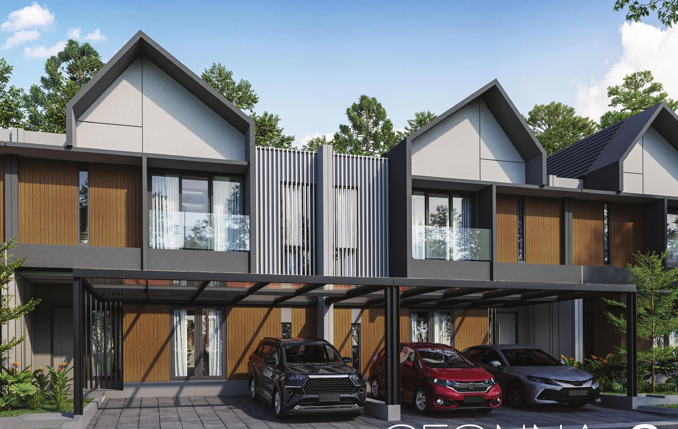 Geonna 8 — fasad modern wood