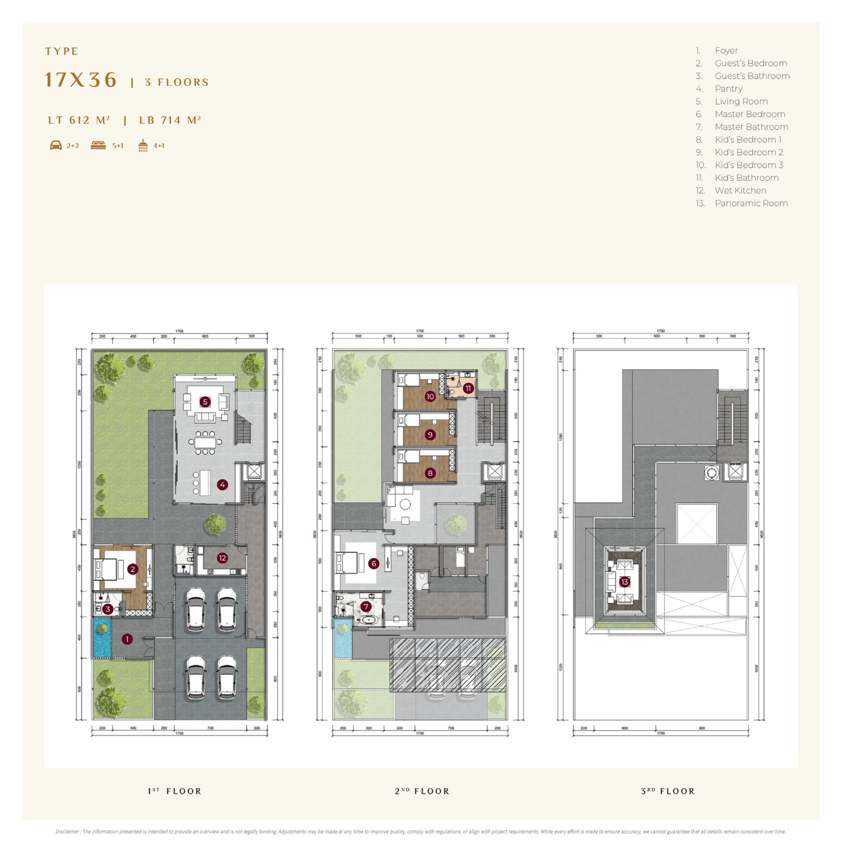 Xandari 17×36 — Floorplan